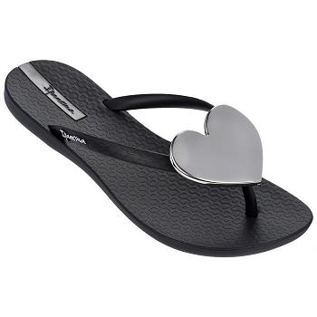 Ipanema Flip Flops Women Maxi Heart Black 372149BFX Ireland